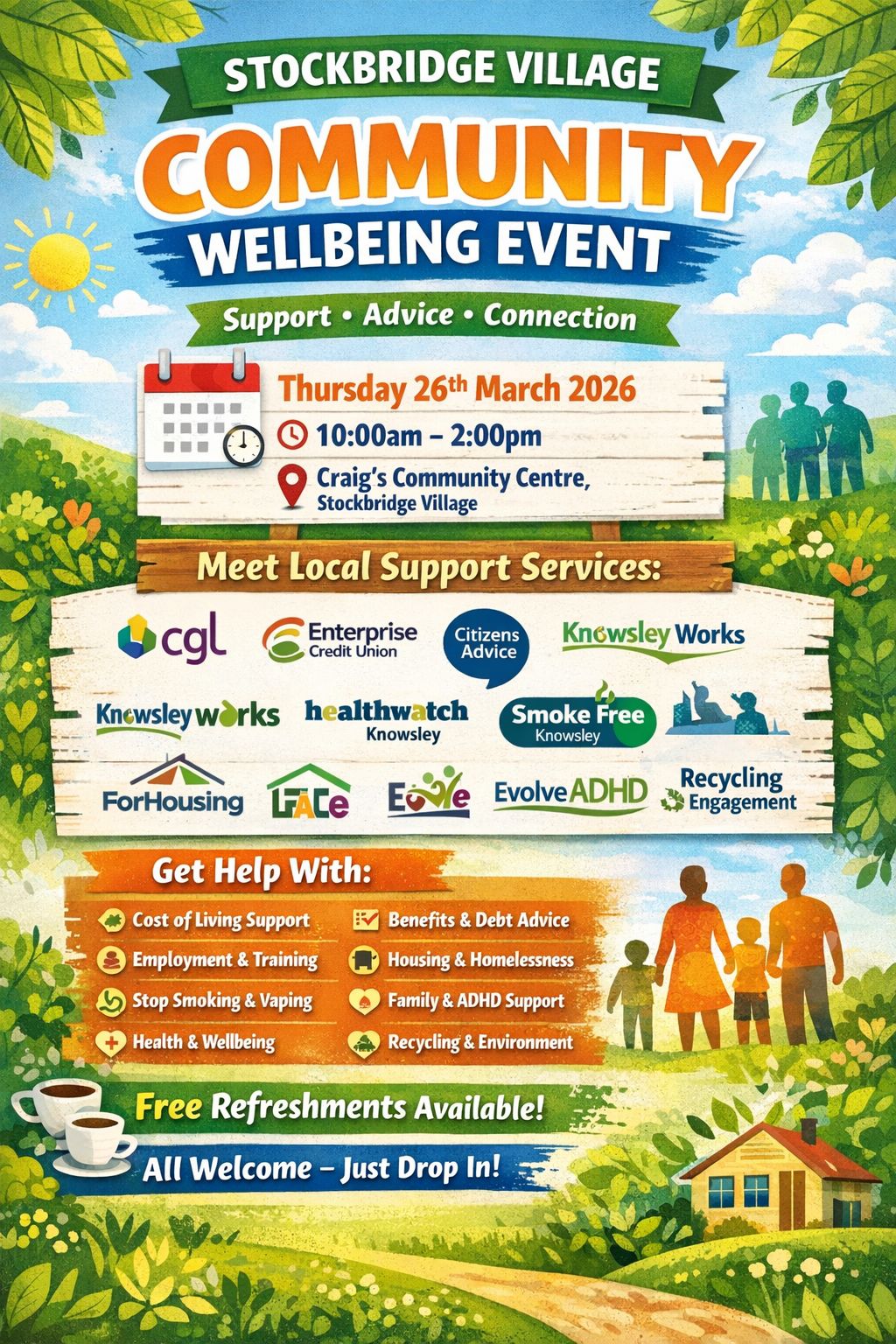 Stockbridge Village Community Wellbeing Event