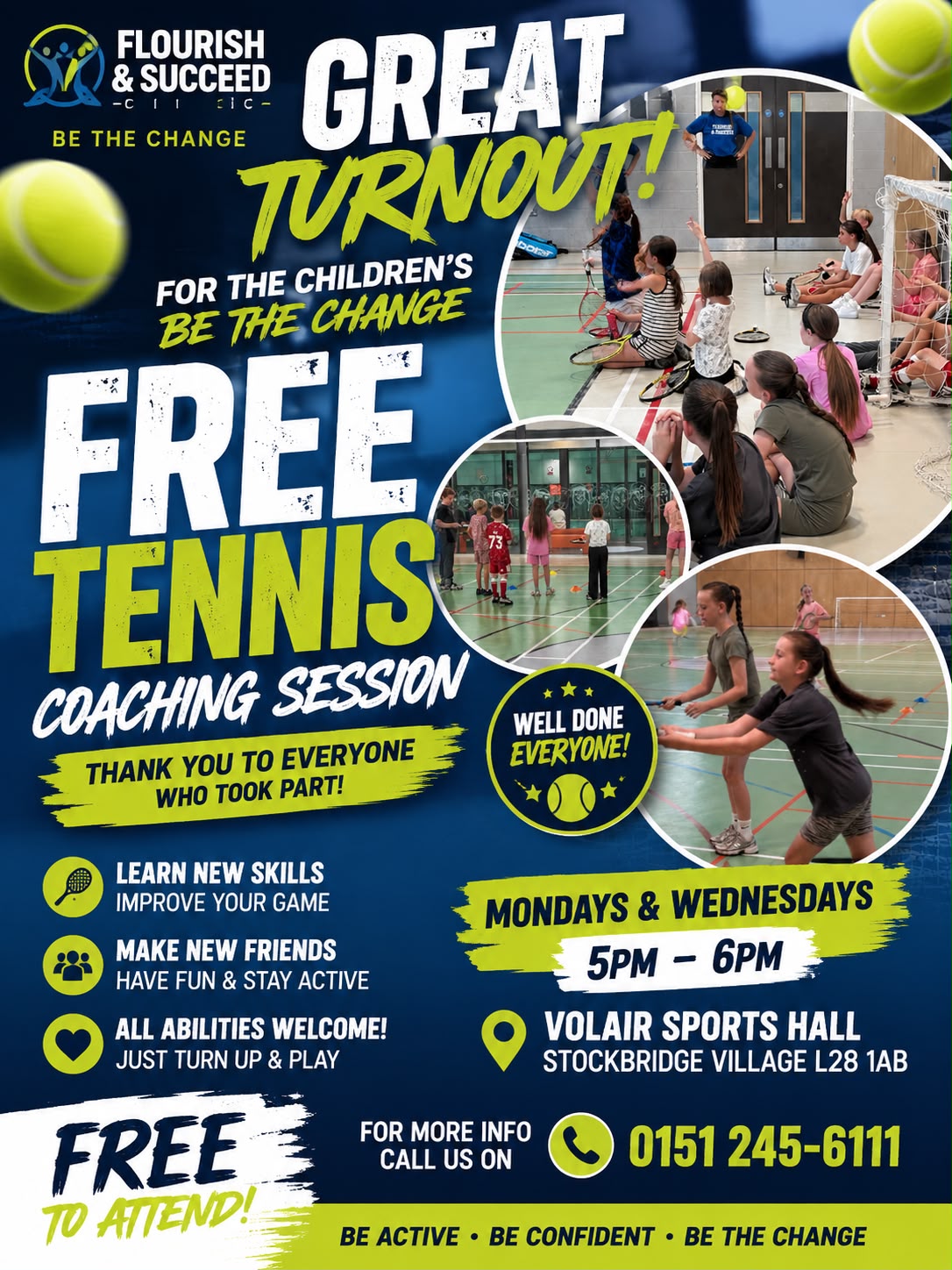 FREE Children’s Tennis Coaching Session!